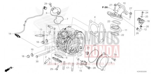 CYLINDER HEAD ST125AP de 2023